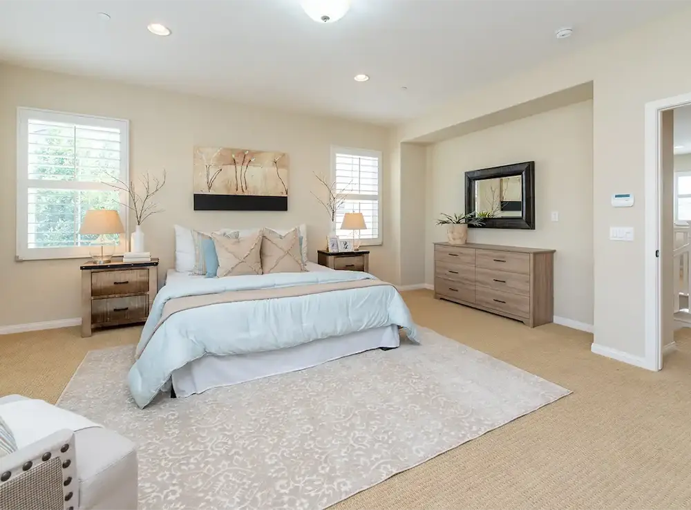 clean and tidy airbnb bedroom